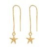 Signe-starfish chain earrings