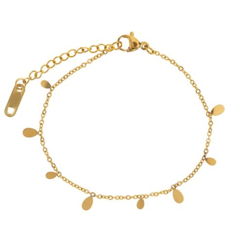 Lia-tiny oval bracelet
