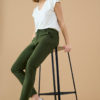 Kalea 7/8 chino pant,forest night