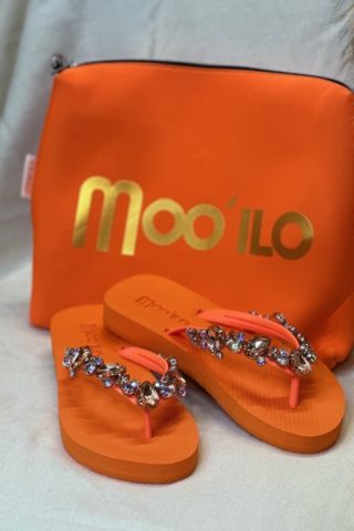Mooilo orange floops m/orange stener