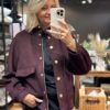 Naima bomber Jacket,Rasberry wine