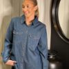 FqLisea-Shirt,Dark Blue Denim