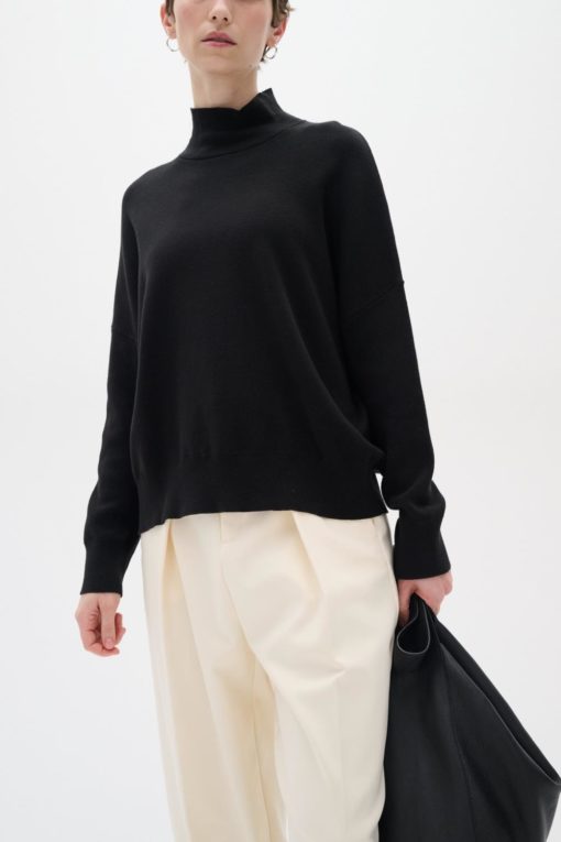 TenleyIW Turtleneck Pullover,Black