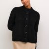 KAane Knit Cardigan, Black Deep