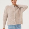 KAane Knit Cardigan, Major Brown Melange