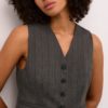 KAdori Waistcoat, Grey/Black check