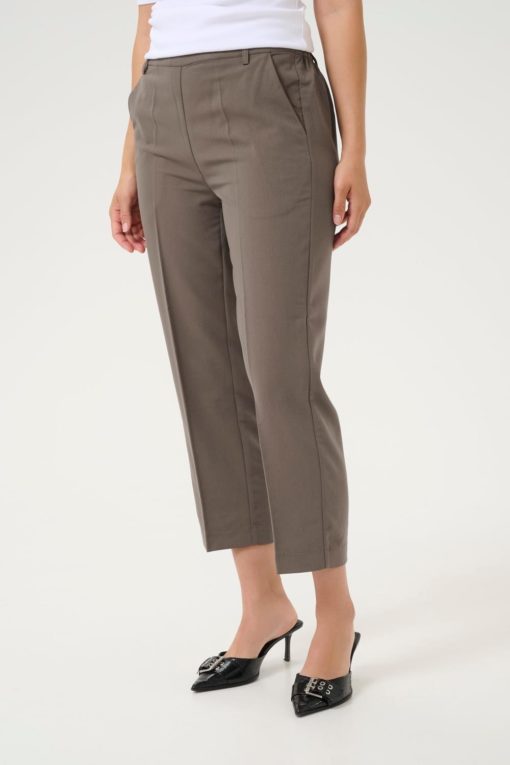 KAsakura HW Cropped Pants, Major Brown