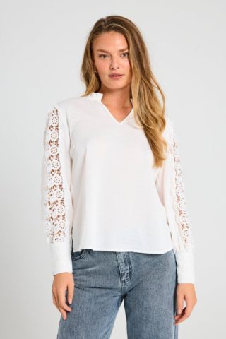 FQessa-blouse, star off-white