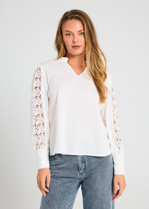 FQessa-blouse, star off-white