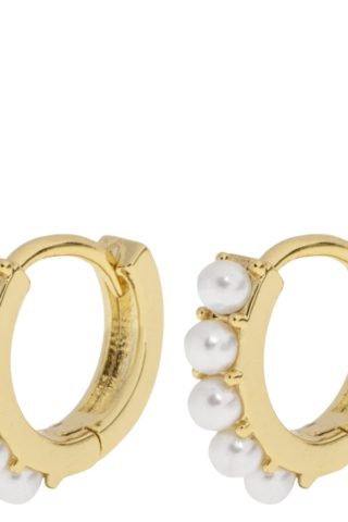 ESSIE - PEARL HOOP EARRINGS