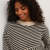 KAverana Knit pullover,Feather grey melange/Black