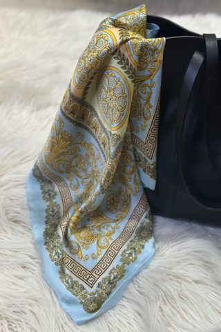 Linda blue scarf,Light blue