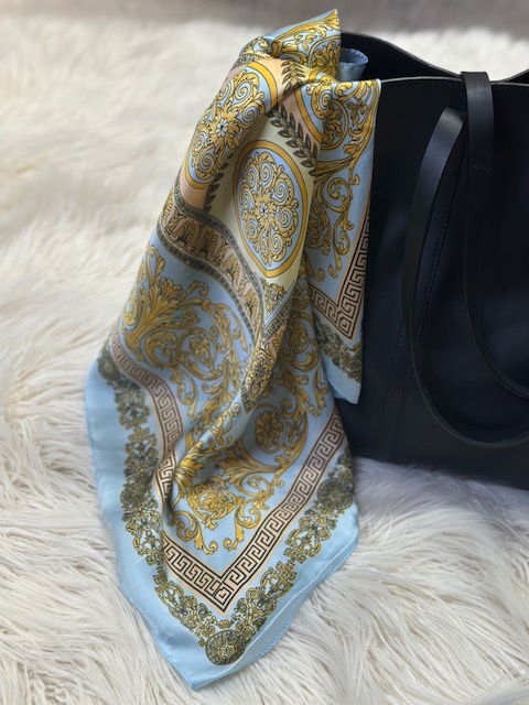 Linda blue scarf,Light blue