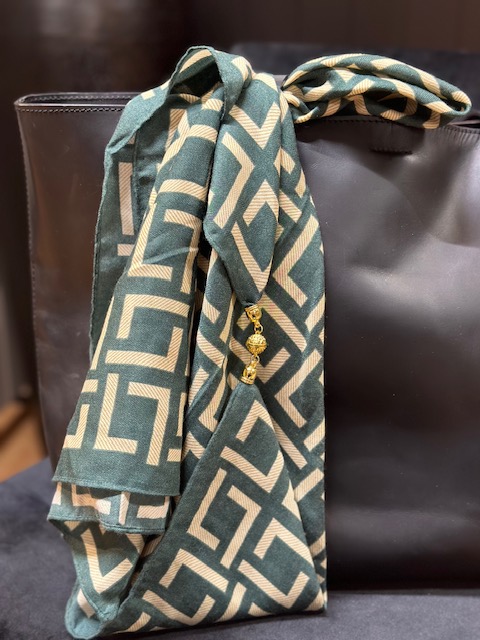 Nathalie scarf green