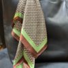 Loisa scarf,brown/green