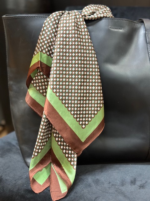 Loisa scarf,brown/green