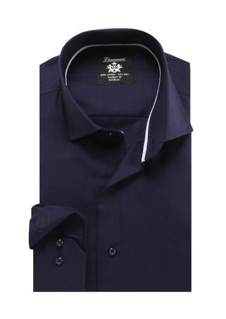 Skjorte Non-iron,modern fit,Navy