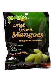 PHIL. Dried green mangoes