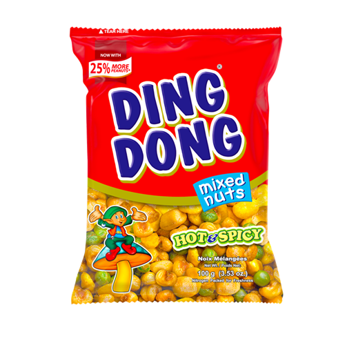 Ding dong Hot & spicy 100g