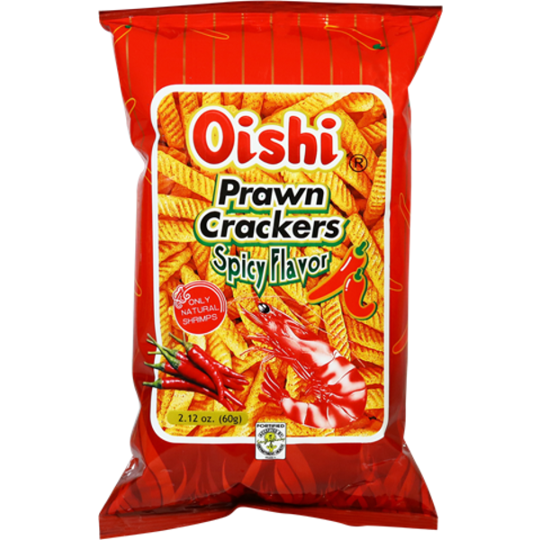OISHI Prawn crackers hot 60g