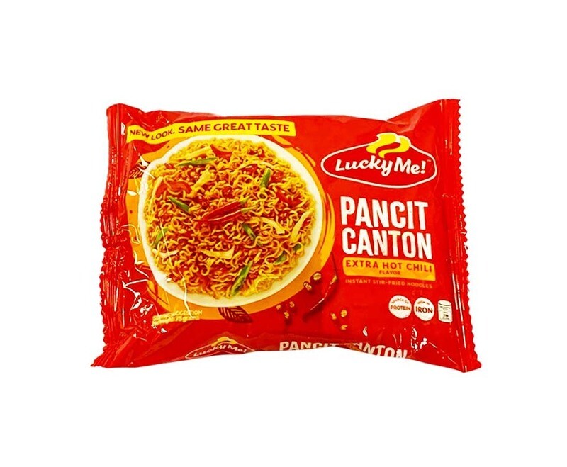 LUCKYME Pancit canton extra hot chili