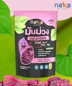 NAKA Purple sweet potato snacks 100g.