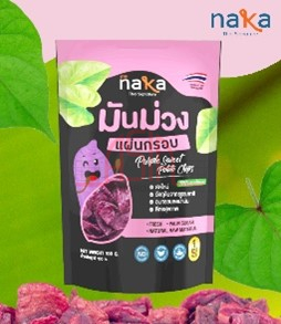 NAKA Purple sweet potato snacks 100g.