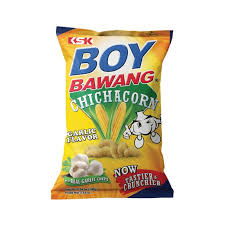 Boy bawang chichacorn garlic corn