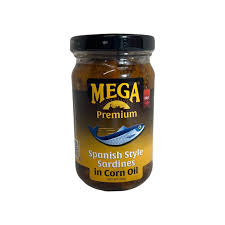 Mega Sardines Spanish Style in Corn Oil 225g.