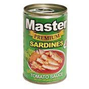 Master Sardines Green in Tomato Sauce Premium 155g