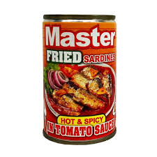 Master Fried Sardines in Tomato Sauce Hot&Spicy 155g.