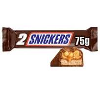 Snickers Chocolate bar 2 pack 75g