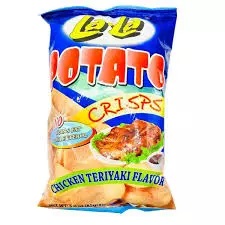 LA.LA Potato chicken teriyaki crisps