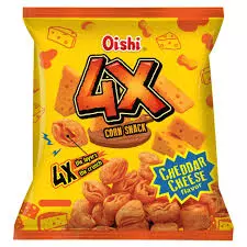 OISHI 4X Corn snack cheese