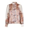 Neo Noir Massima Paisley Border Blouse