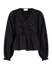 Neo Noir Bessie C Poplin Blouse