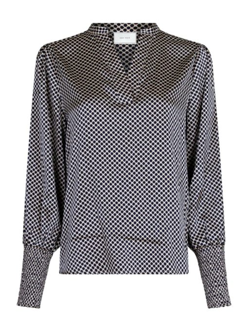 Neo Noir Landa Multi Dot Blouse