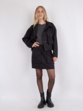 Neo Noir Janet Structure Skirt