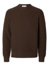 Selected Homme Thim Knit Structure Crew