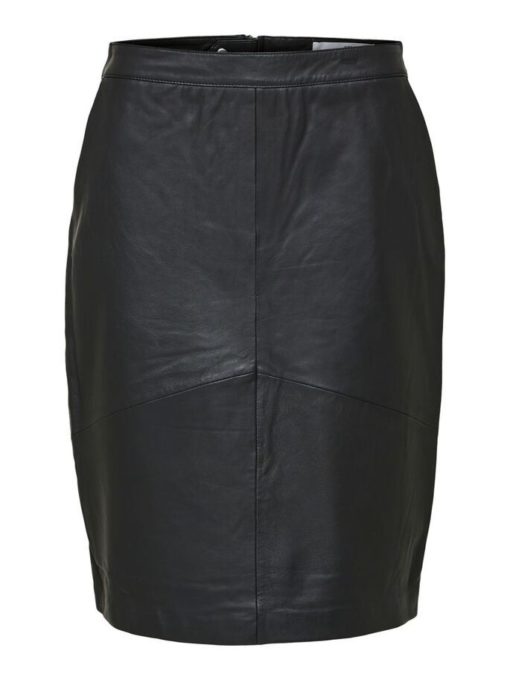 Selected Femme Sally HW Leather Skirt