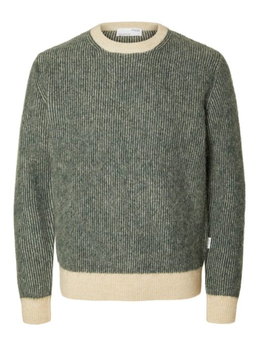 Selected Homme Rai LS Knit Crew Neck