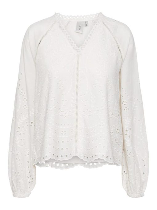 YAS Luma LS V-neck Top