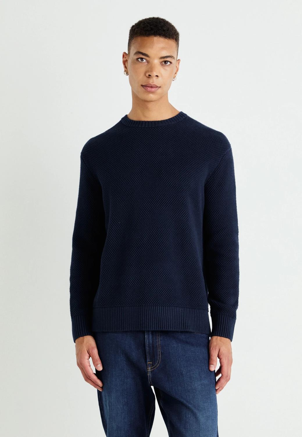 SELECTED SLHHENNY LS KNIT RELAXED CREW NEC