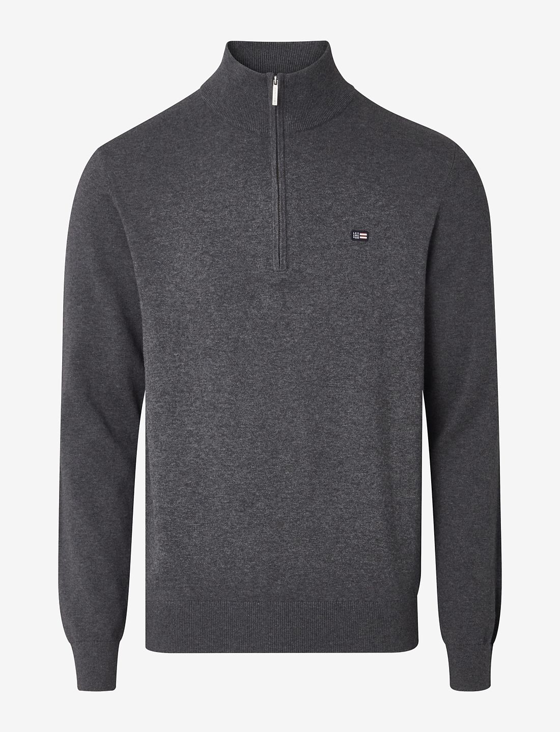 Lexington Clay Cotton Half Zip Sweater