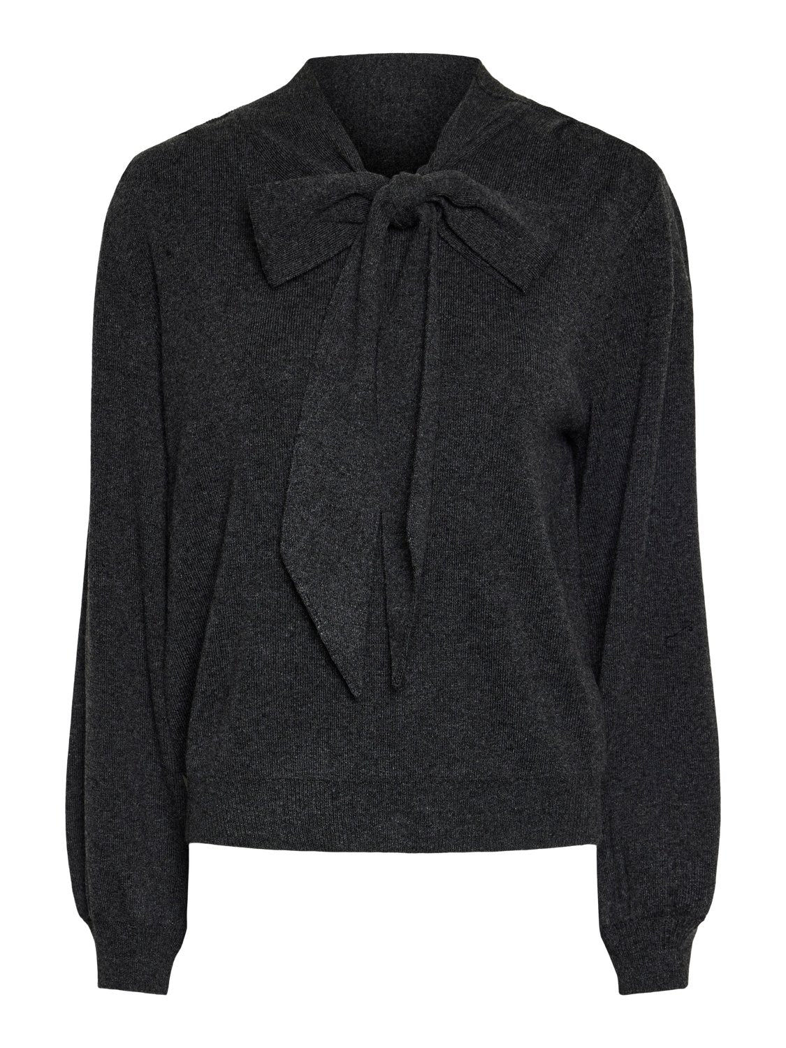 YAS Assi LS Bow Knit Pullover