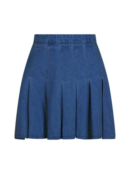 Neo Noir Laurina Denim Skirt