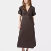 Neo Noir Illana Poplin Dress
