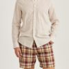 Morris Linen Dressed Check Shirt-Slim Fit