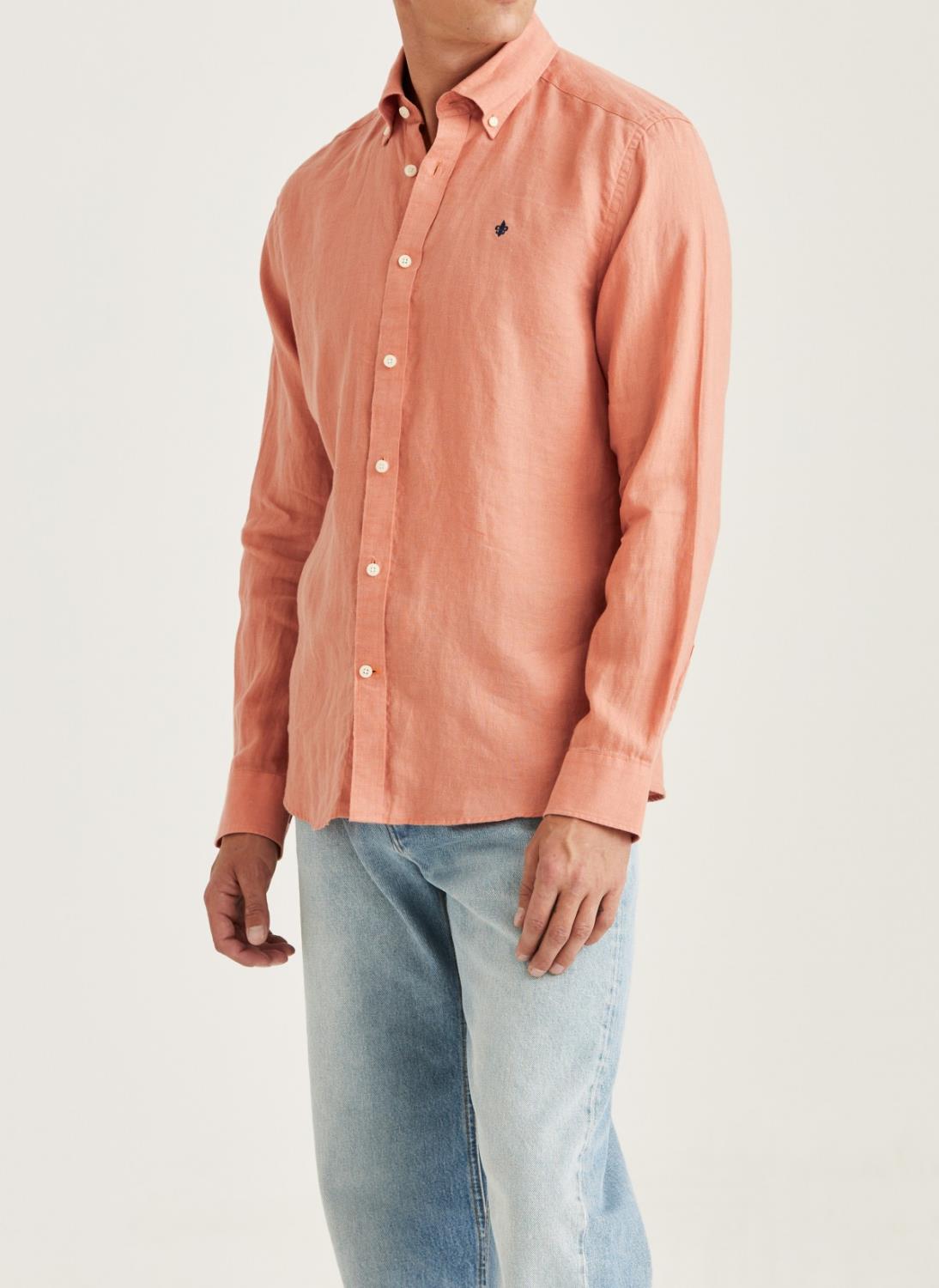 Morris Douglas Linen Shirt Classic Fit