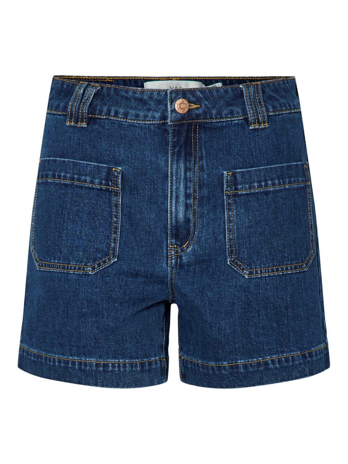 YAS Nema Denim Shorts